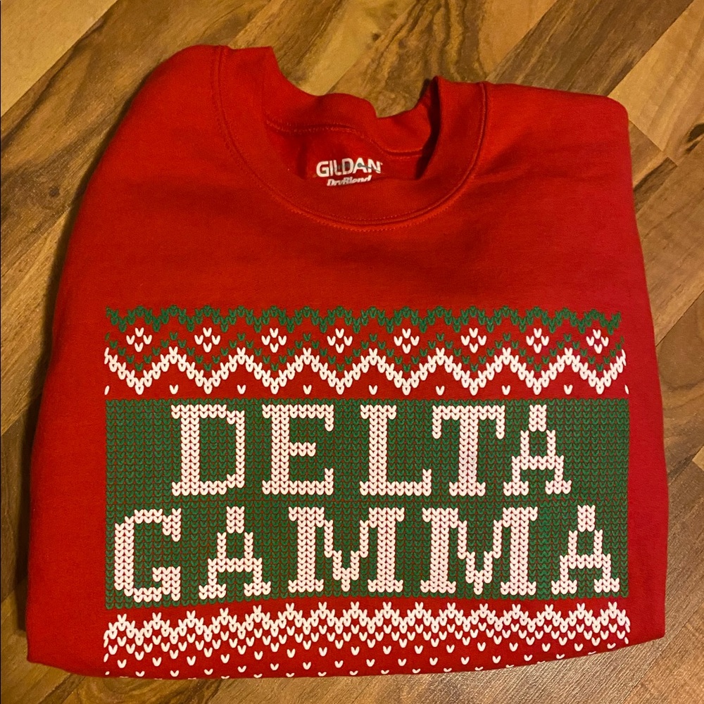 Delta Gamma Christmas sweatshirt